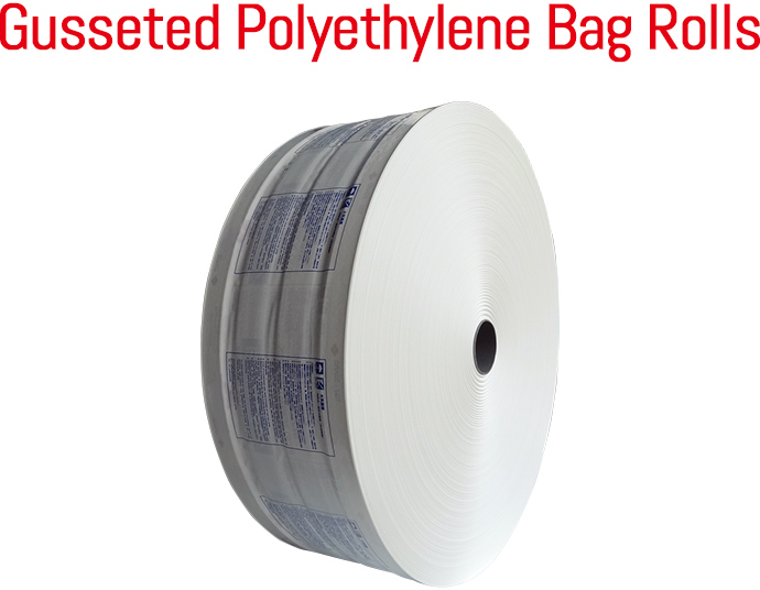 Gusseted Polyethylene Bag Rolls